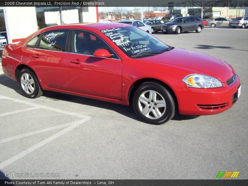 Precision Red / Ebony Black 2008 Chevrolet Impala LS