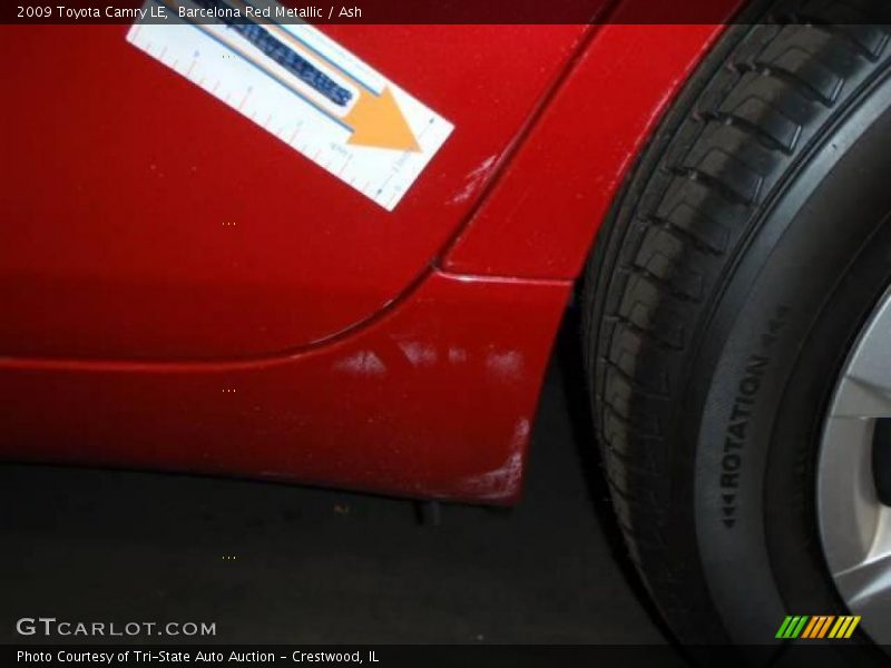 Barcelona Red Metallic / Ash 2009 Toyota Camry LE