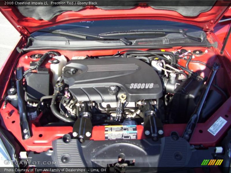 Precision Red / Ebony Black 2008 Chevrolet Impala LS