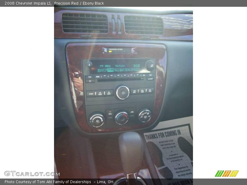 Precision Red / Ebony Black 2008 Chevrolet Impala LS