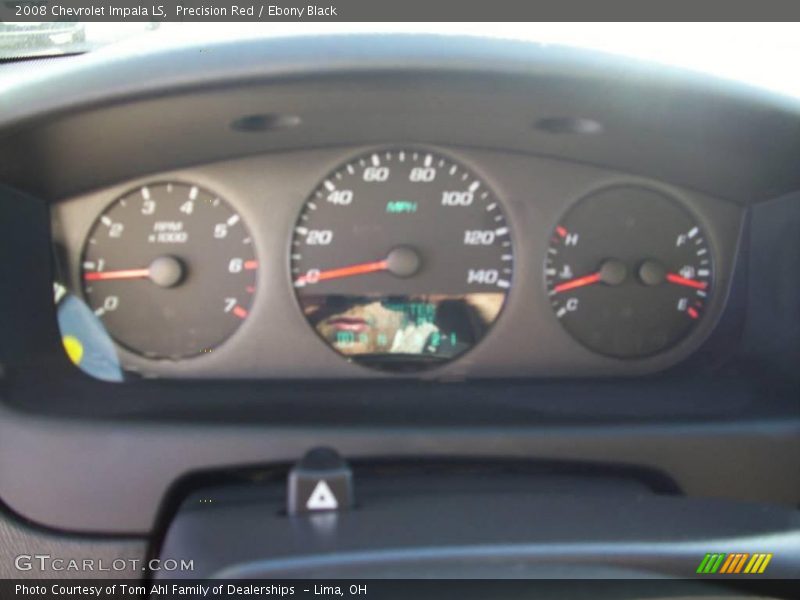 Precision Red / Ebony Black 2008 Chevrolet Impala LS