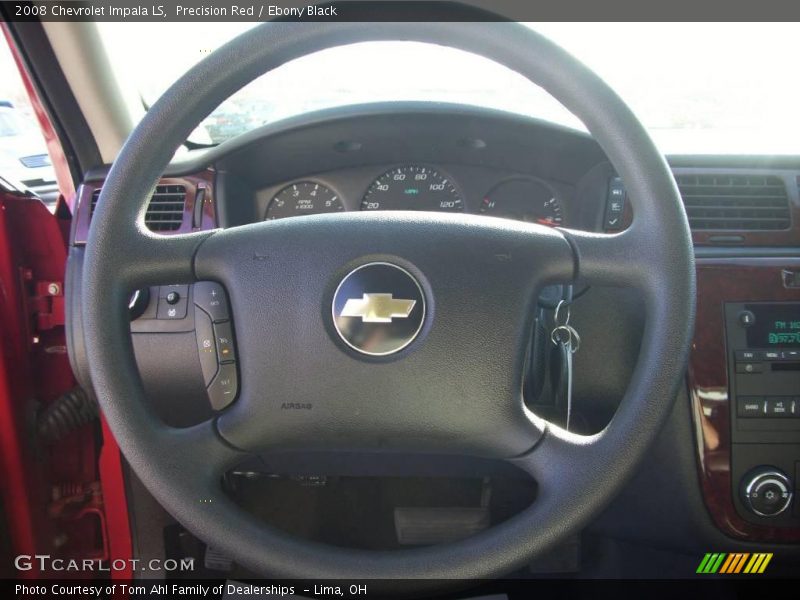 Precision Red / Ebony Black 2008 Chevrolet Impala LS