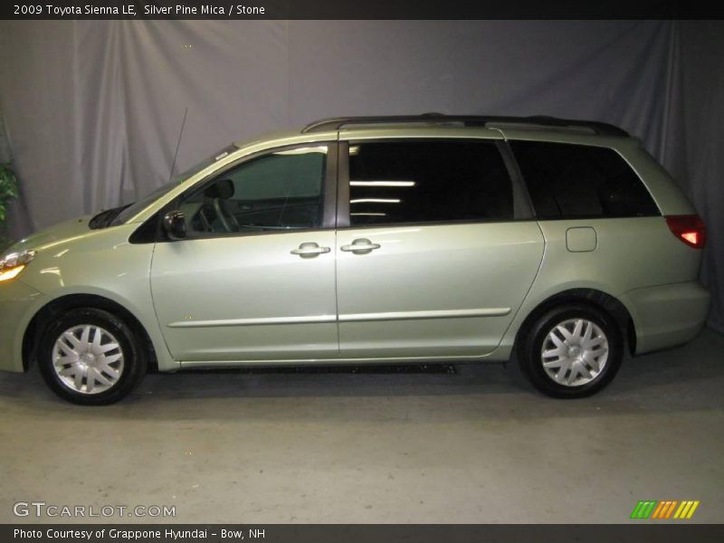 Silver Pine Mica / Stone 2009 Toyota Sienna LE