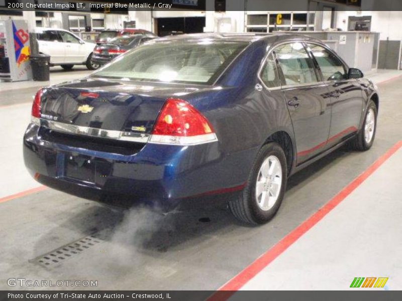 Imperial Blue Metallic / Gray 2008 Chevrolet Impala LT