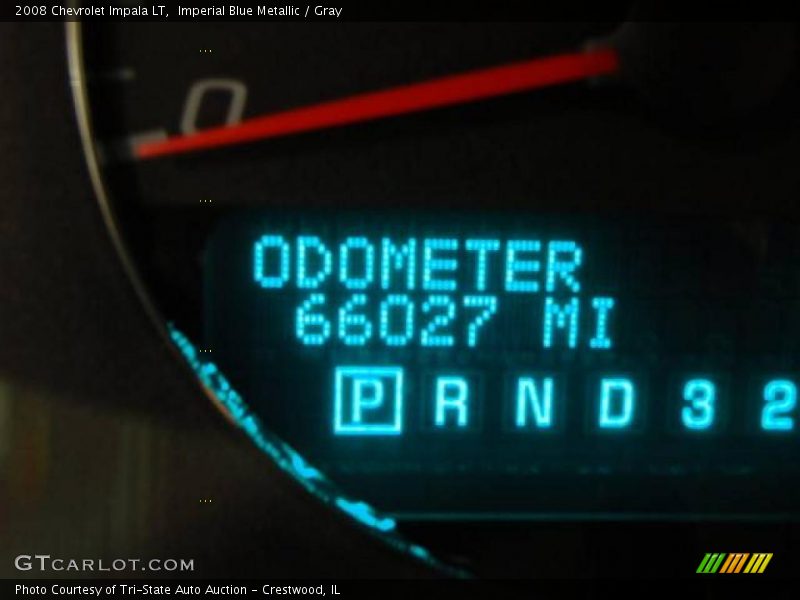 Imperial Blue Metallic / Gray 2008 Chevrolet Impala LT
