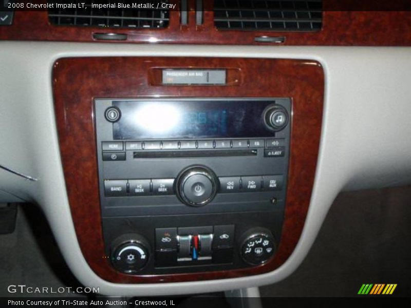 Imperial Blue Metallic / Gray 2008 Chevrolet Impala LT