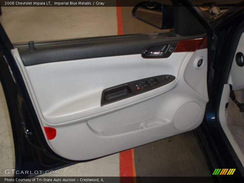 Imperial Blue Metallic / Gray 2008 Chevrolet Impala LT