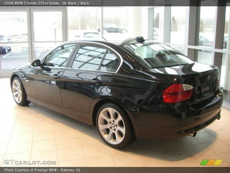 Jet Black / Black 2008 BMW 3 Series 335xi Sedan