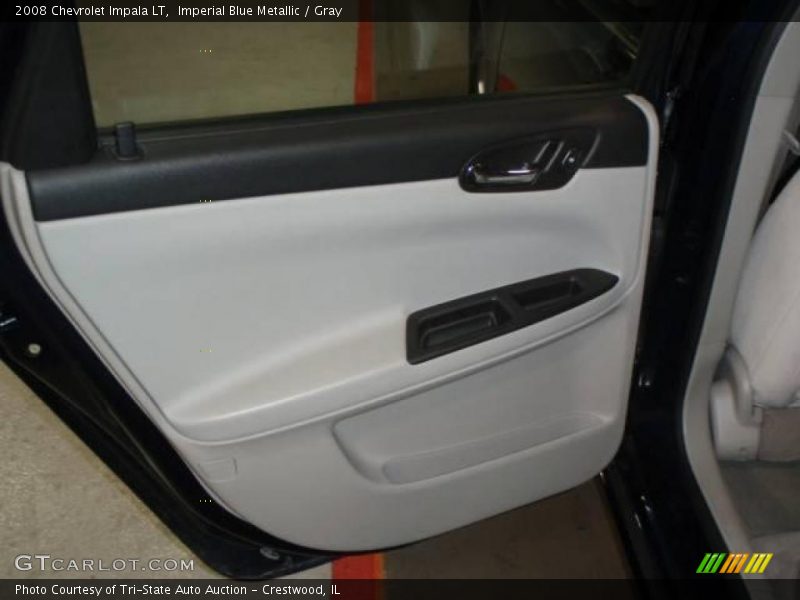 Imperial Blue Metallic / Gray 2008 Chevrolet Impala LT