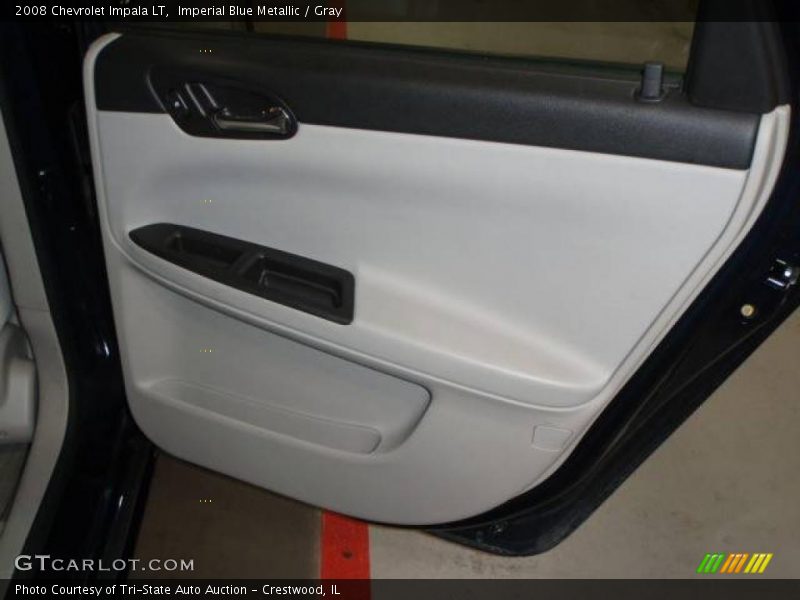 Imperial Blue Metallic / Gray 2008 Chevrolet Impala LT