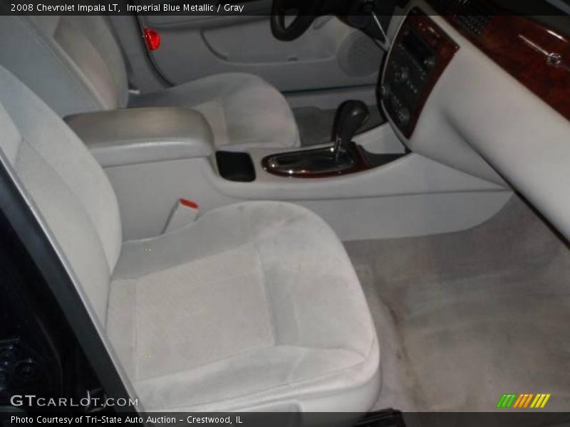 Imperial Blue Metallic / Gray 2008 Chevrolet Impala LT