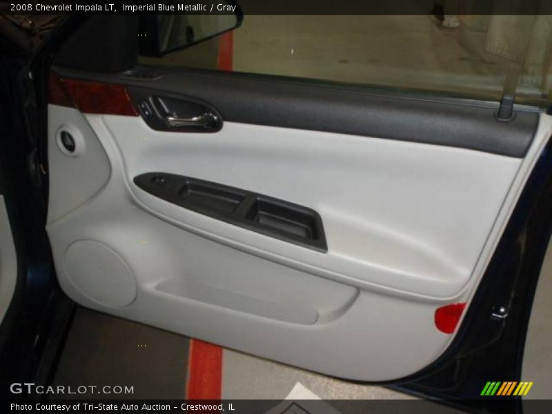 Imperial Blue Metallic / Gray 2008 Chevrolet Impala LT