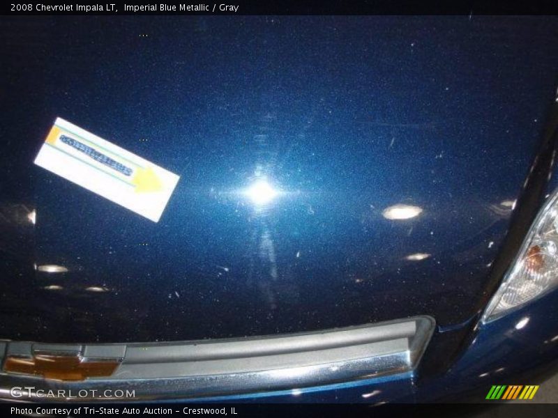 Imperial Blue Metallic / Gray 2008 Chevrolet Impala LT