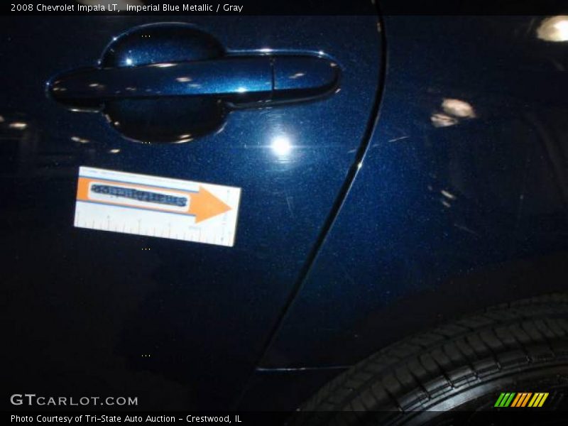 Imperial Blue Metallic / Gray 2008 Chevrolet Impala LT