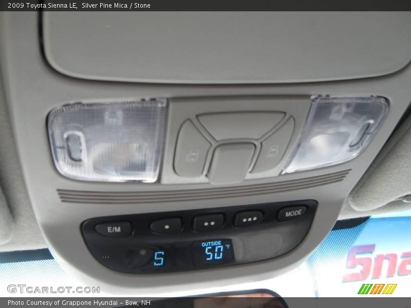 Silver Pine Mica / Stone 2009 Toyota Sienna LE