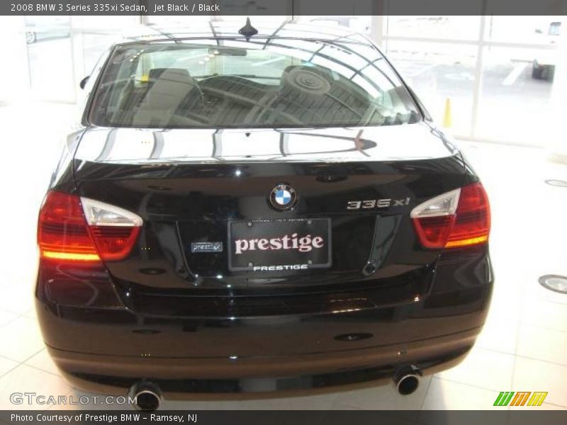 Jet Black / Black 2008 BMW 3 Series 335xi Sedan