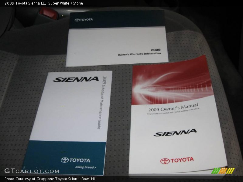 Super White / Stone 2009 Toyota Sienna LE