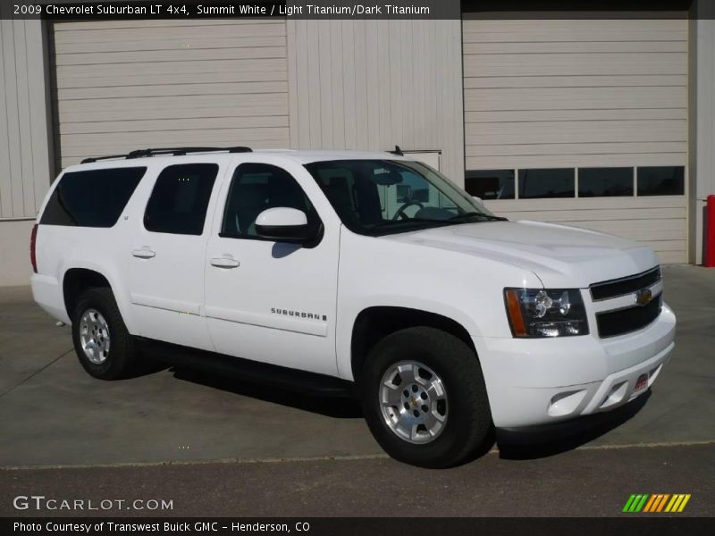 Summit White / Light Titanium/Dark Titanium 2009 Chevrolet Suburban LT 4x4