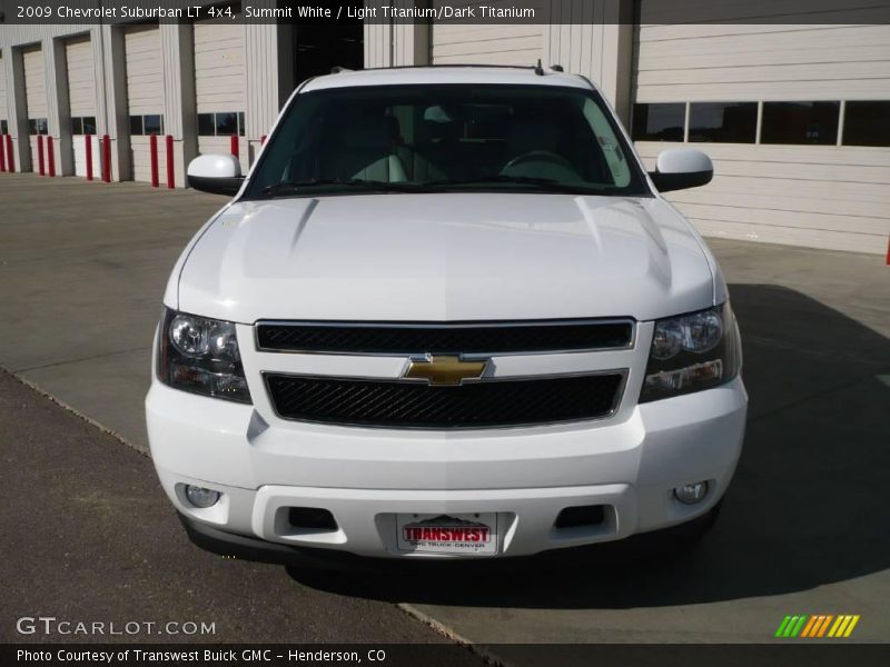 Summit White / Light Titanium/Dark Titanium 2009 Chevrolet Suburban LT 4x4