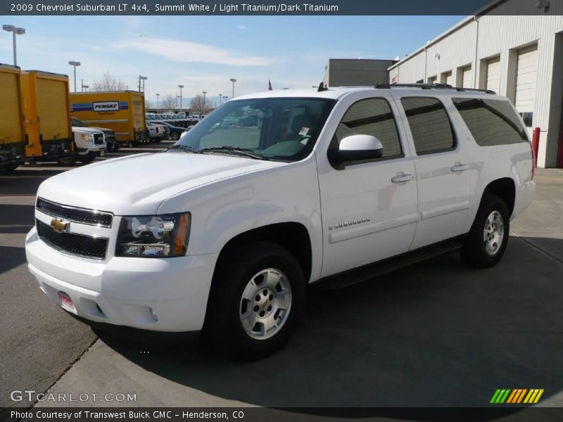 Summit White / Light Titanium/Dark Titanium 2009 Chevrolet Suburban LT 4x4