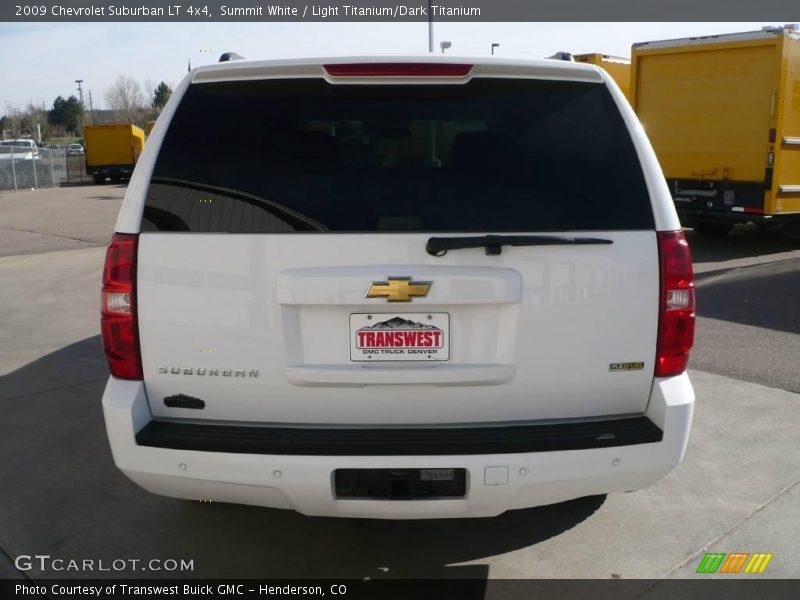 Summit White / Light Titanium/Dark Titanium 2009 Chevrolet Suburban LT 4x4