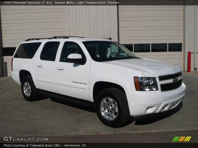 Summit White / Light Titanium/Dark Titanium 2009 Chevrolet Suburban LT 4x4