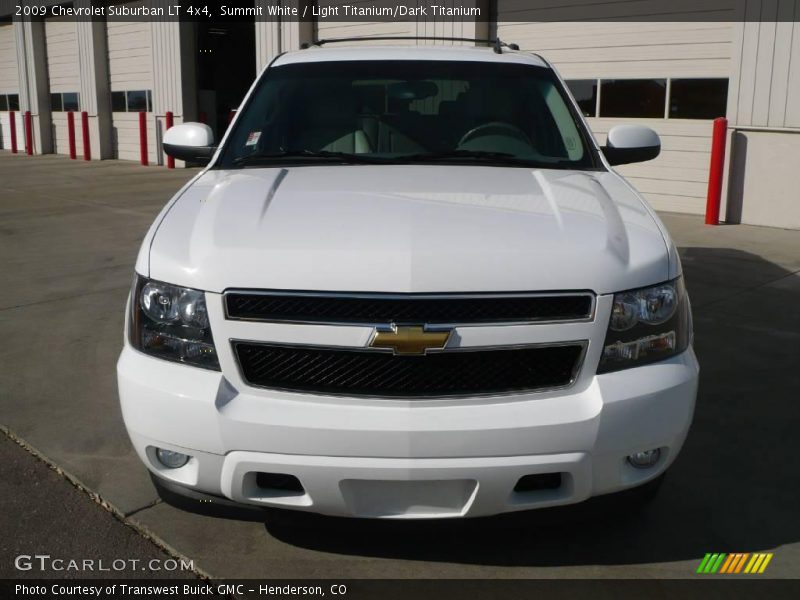 Summit White / Light Titanium/Dark Titanium 2009 Chevrolet Suburban LT 4x4