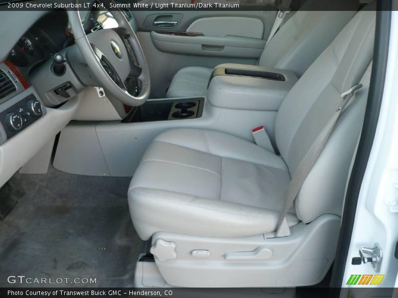 Summit White / Light Titanium/Dark Titanium 2009 Chevrolet Suburban LT 4x4
