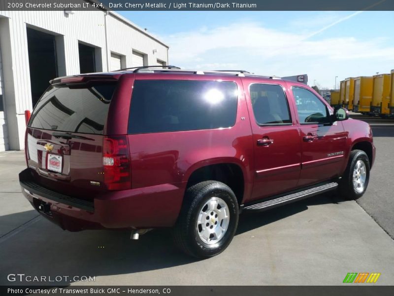 Dark Cherry Metallic / Light Titanium/Dark Titanium 2009 Chevrolet Suburban LT 4x4