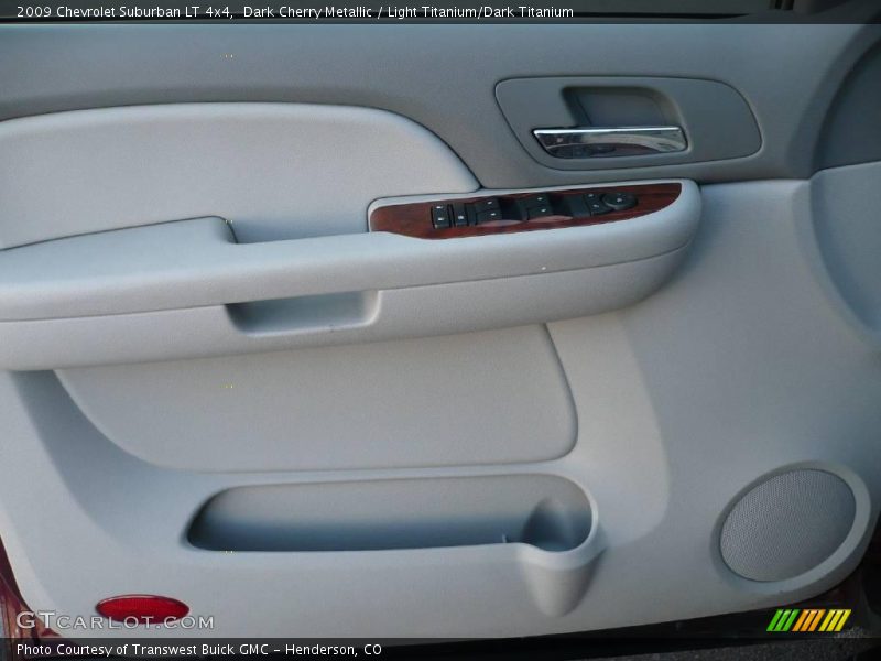 Dark Cherry Metallic / Light Titanium/Dark Titanium 2009 Chevrolet Suburban LT 4x4