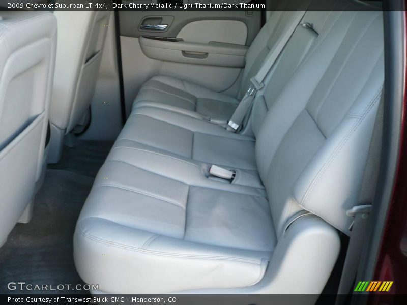 Dark Cherry Metallic / Light Titanium/Dark Titanium 2009 Chevrolet Suburban LT 4x4