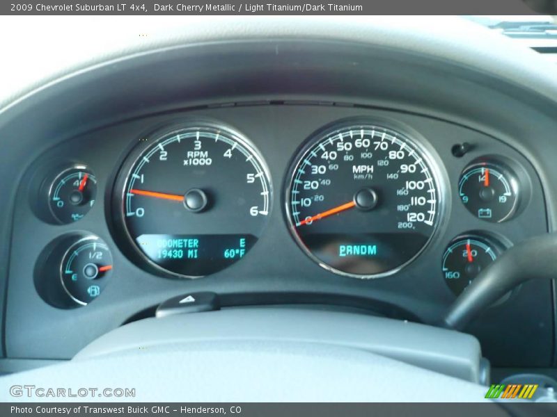 Dark Cherry Metallic / Light Titanium/Dark Titanium 2009 Chevrolet Suburban LT 4x4