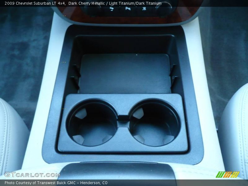 Dark Cherry Metallic / Light Titanium/Dark Titanium 2009 Chevrolet Suburban LT 4x4