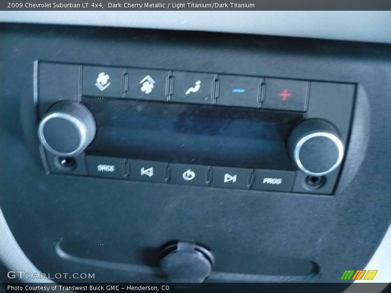 Dark Cherry Metallic / Light Titanium/Dark Titanium 2009 Chevrolet Suburban LT 4x4