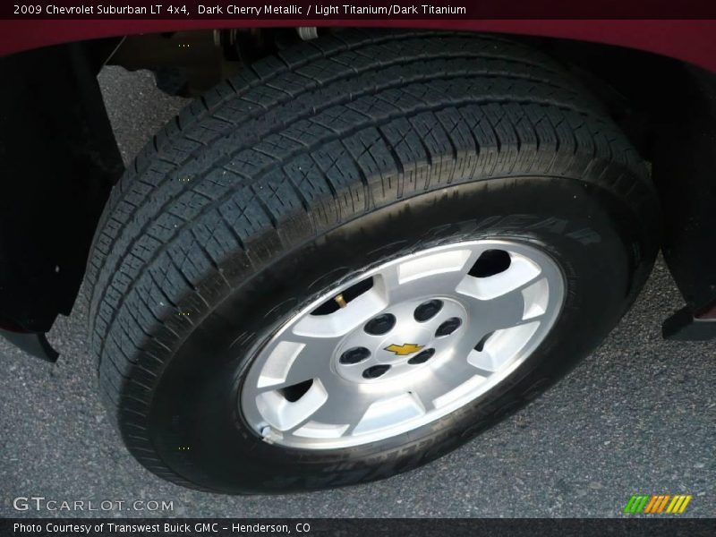 Dark Cherry Metallic / Light Titanium/Dark Titanium 2009 Chevrolet Suburban LT 4x4