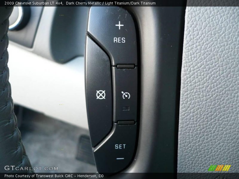 Dark Cherry Metallic / Light Titanium/Dark Titanium 2009 Chevrolet Suburban LT 4x4