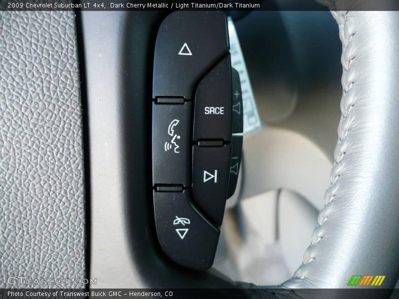 Dark Cherry Metallic / Light Titanium/Dark Titanium 2009 Chevrolet Suburban LT 4x4