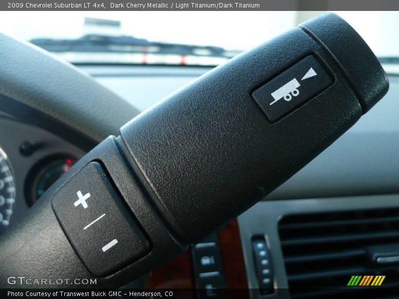 Dark Cherry Metallic / Light Titanium/Dark Titanium 2009 Chevrolet Suburban LT 4x4