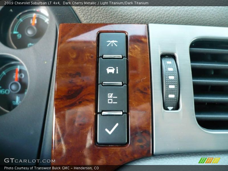 Dark Cherry Metallic / Light Titanium/Dark Titanium 2009 Chevrolet Suburban LT 4x4