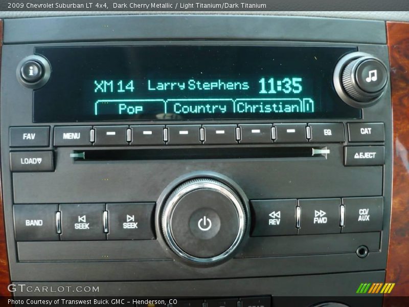 Dark Cherry Metallic / Light Titanium/Dark Titanium 2009 Chevrolet Suburban LT 4x4