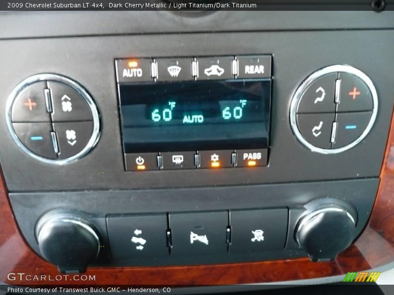 Dark Cherry Metallic / Light Titanium/Dark Titanium 2009 Chevrolet Suburban LT 4x4