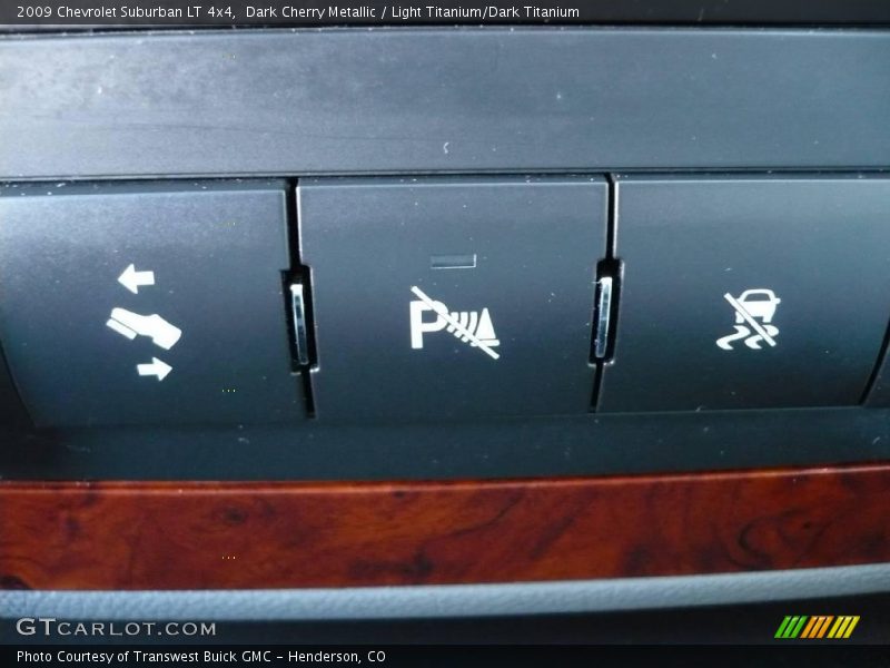 Dark Cherry Metallic / Light Titanium/Dark Titanium 2009 Chevrolet Suburban LT 4x4