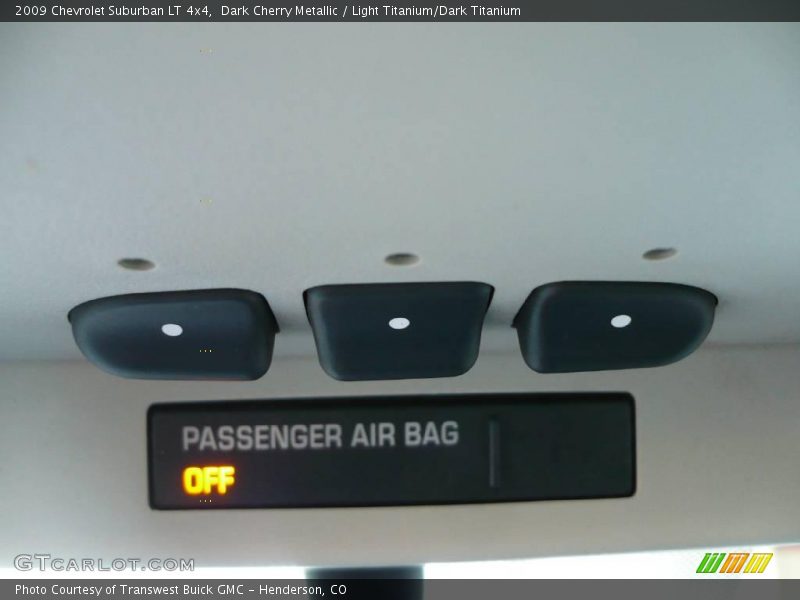 Dark Cherry Metallic / Light Titanium/Dark Titanium 2009 Chevrolet Suburban LT 4x4