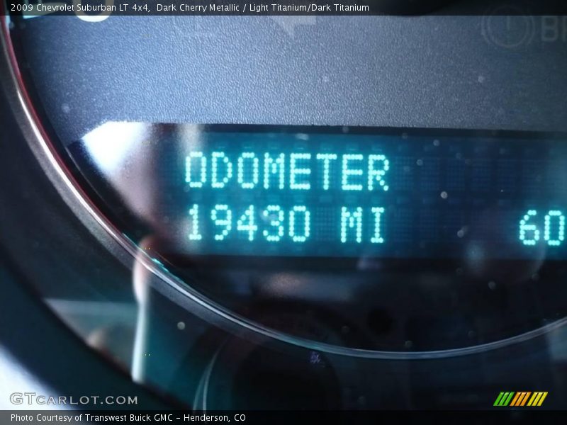 Dark Cherry Metallic / Light Titanium/Dark Titanium 2009 Chevrolet Suburban LT 4x4