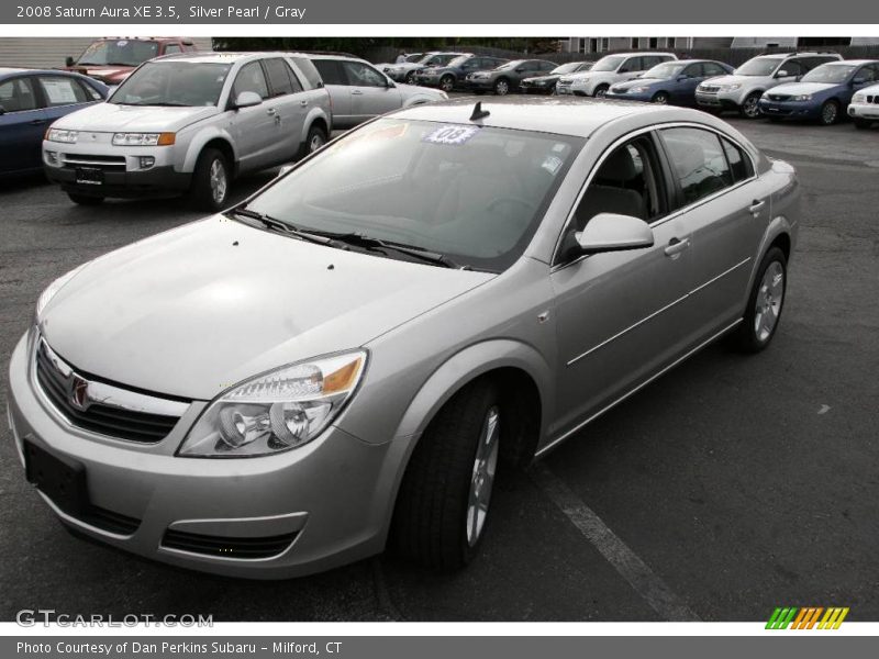 Silver Pearl / Gray 2008 Saturn Aura XE 3.5
