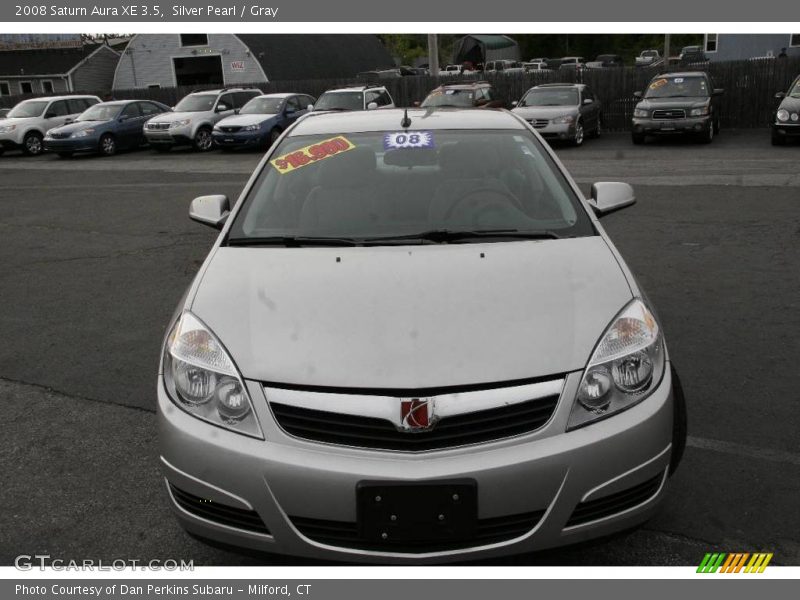 Silver Pearl / Gray 2008 Saturn Aura XE 3.5
