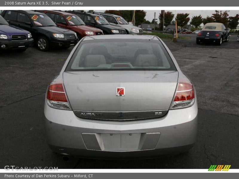Silver Pearl / Gray 2008 Saturn Aura XE 3.5