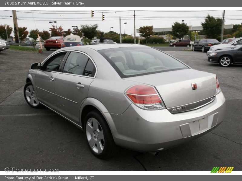 Silver Pearl / Gray 2008 Saturn Aura XE 3.5
