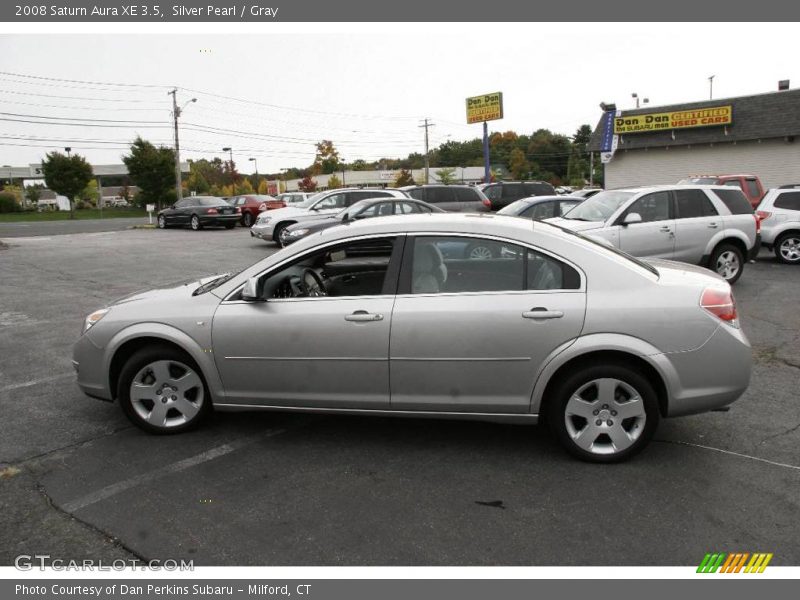 Silver Pearl / Gray 2008 Saturn Aura XE 3.5