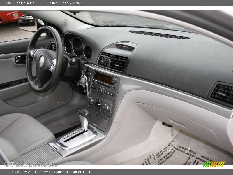 Silver Pearl / Gray 2008 Saturn Aura XE 3.5
